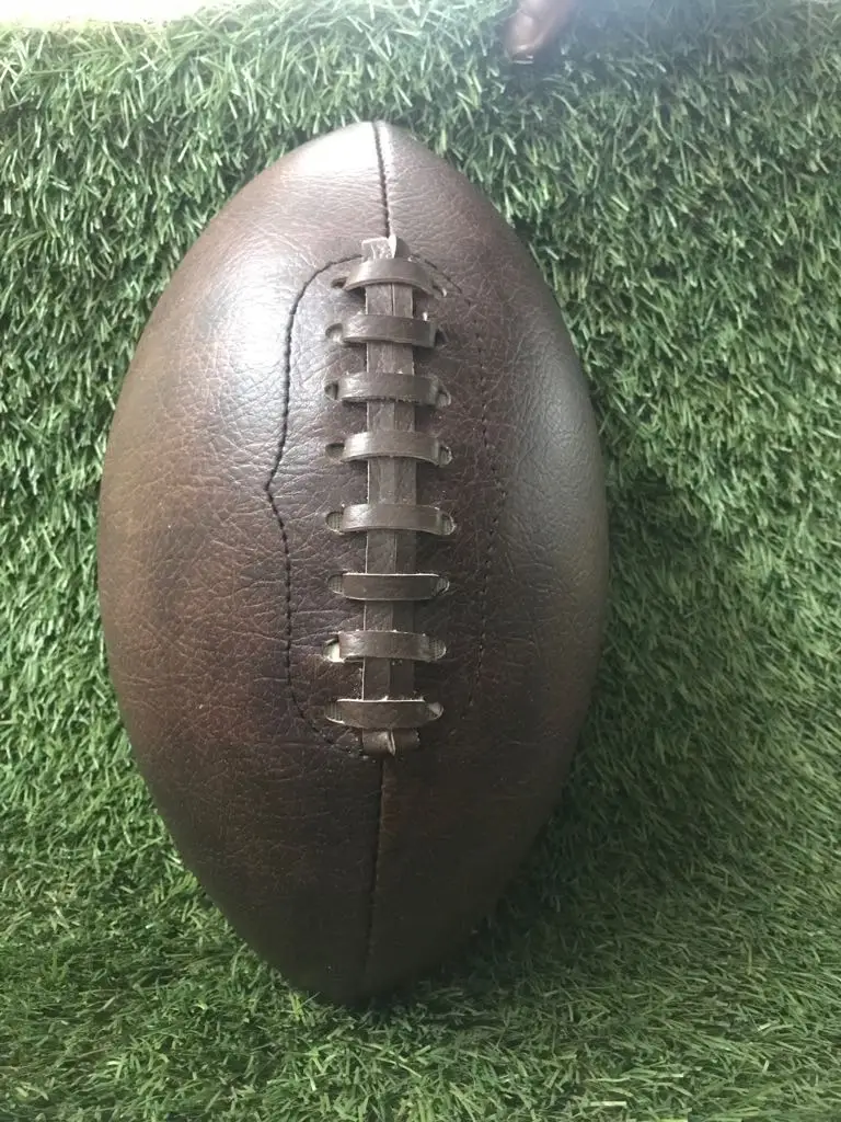 Best Quality Leather Rugby Ball Machine Stitched for Sports with Custom Logo for Soccer Match 2024 best custom ball  many color