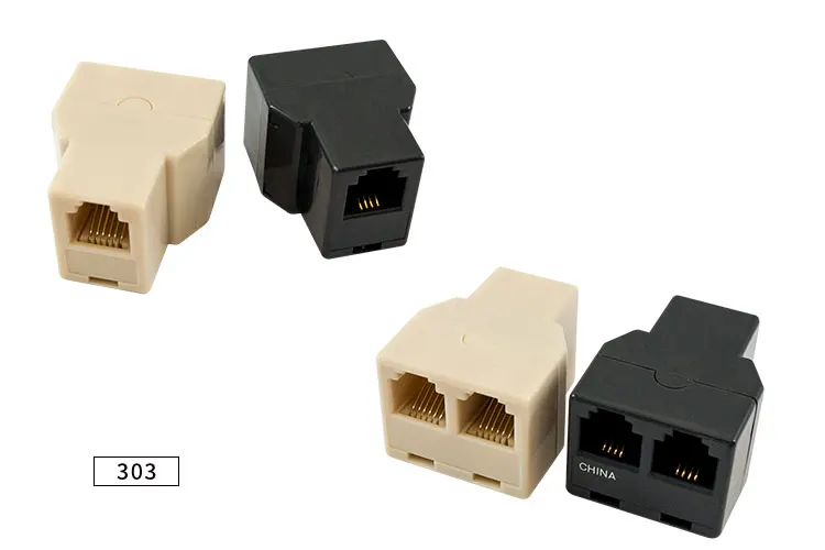 3 way phone splitter rj11 female