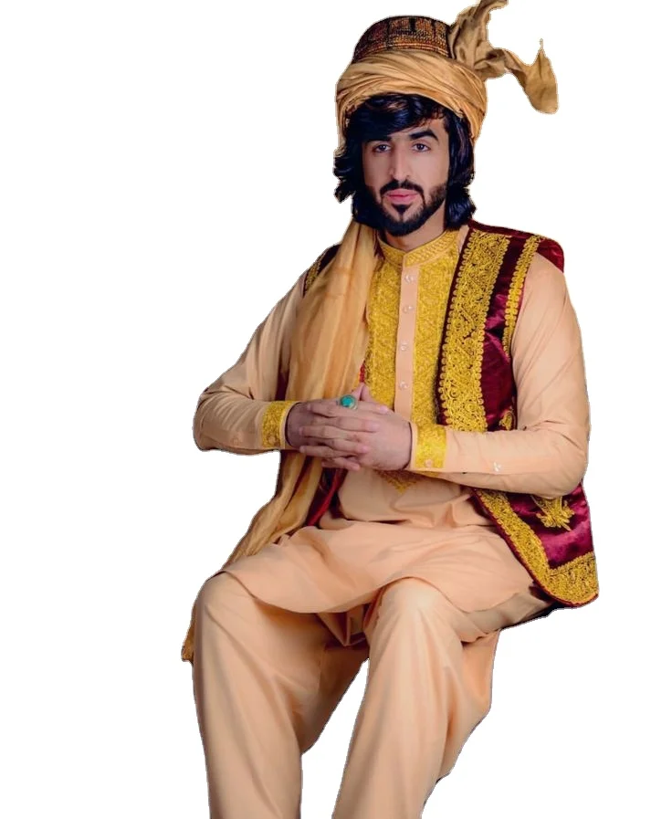 Shalwar Kameez Исламская одежда афганское платье мужские афгани сальвар камиз оптовая продажа 2024