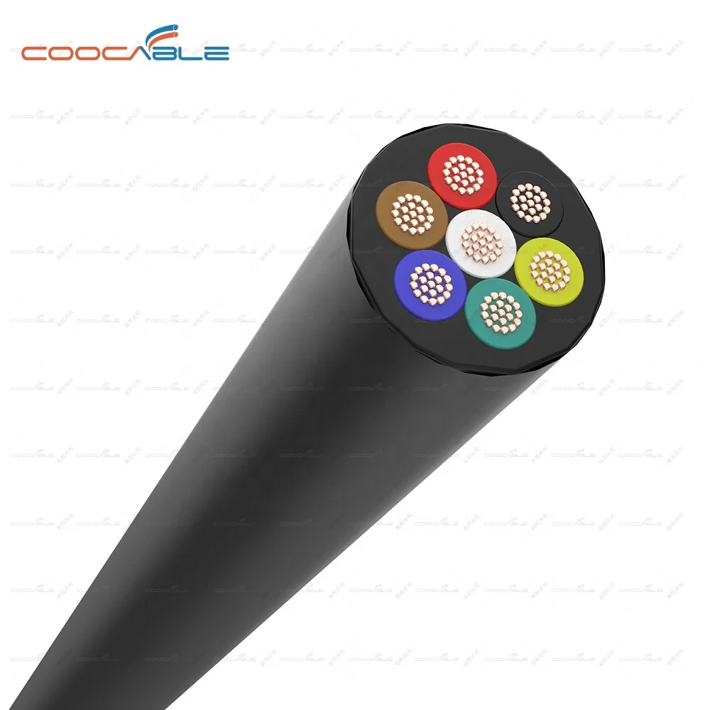 Brake System Seven Electric Coil,Trailer Spiral Cable Wire,Coiled cable