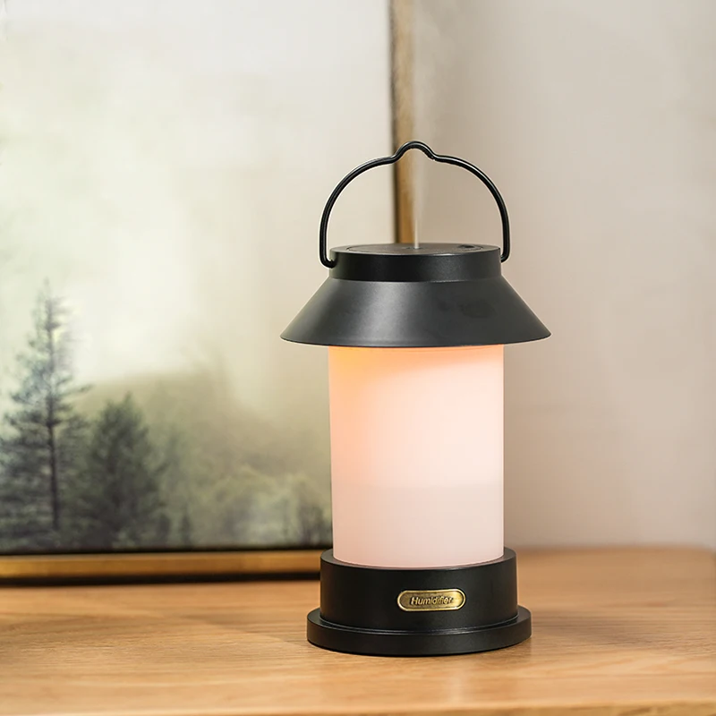 New air mist spray tent camping Outdoor Humidifier Vintage light diffuser Vintage Led light humidifier Mini light humidifier