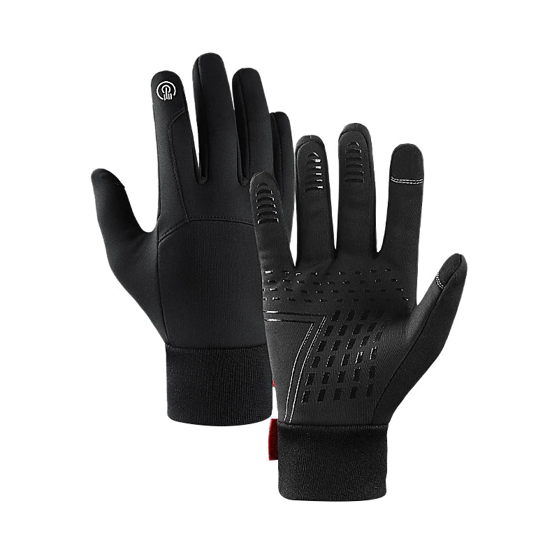Велосипедные перчатки, зимние велосипедные перчатки с сенсорным экраном, ветрозащитные велосипедные перчатки для активного отдыха, езды на мотоцикле, лыжах, теплые велосипедные перчатки