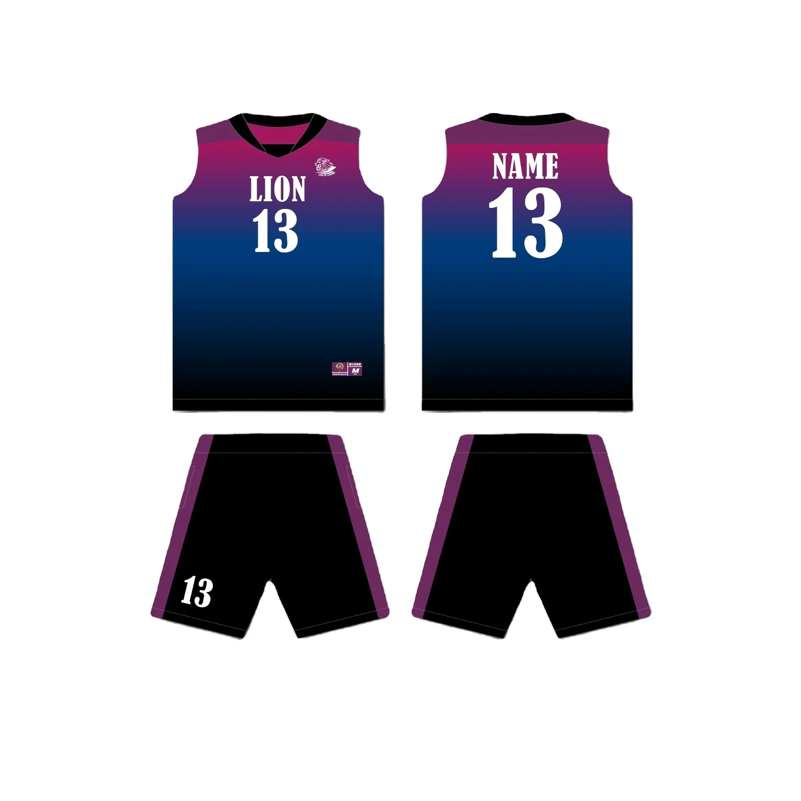 100% Polyester Sublimation team Uniform Clothing Volleyball Shirt design Customized Volleyball