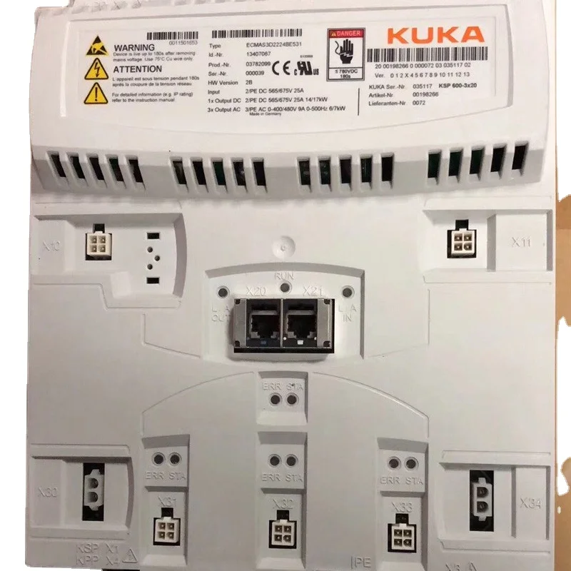 KRC4 сервопривод KSP 600 3x20 Артикул № 198266 чехол для робота-контроллера KUKA