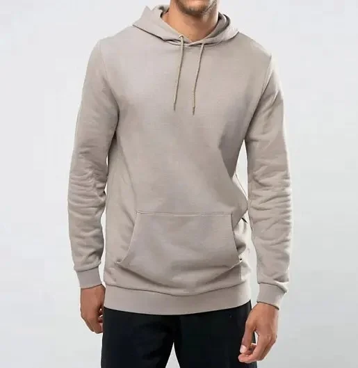 Wholesale Best Quality Plain Casual Men Slim Fit Hoodies Street Wear