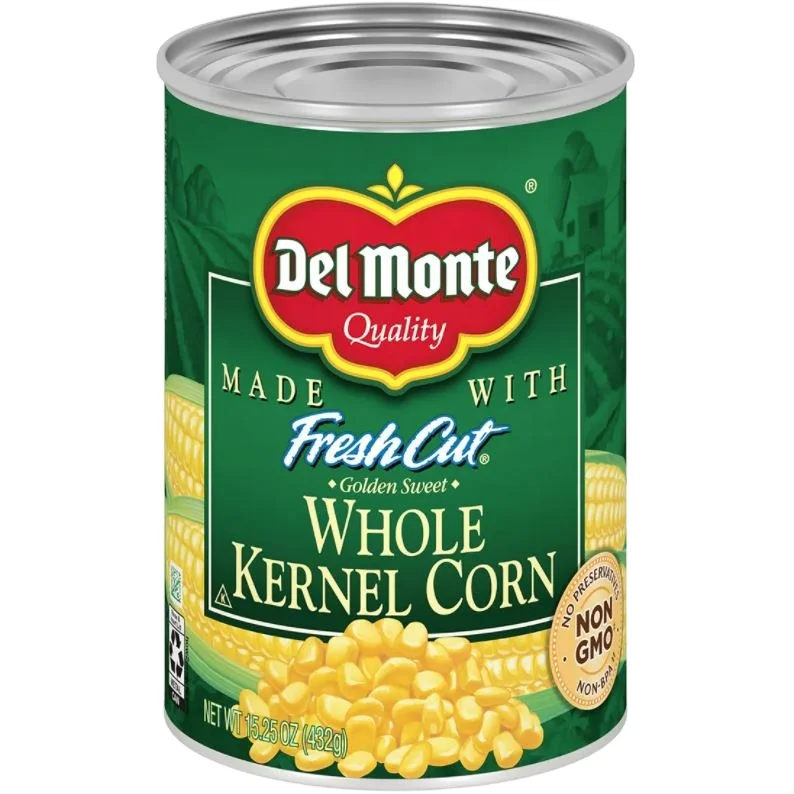 DelMonte консервированная банка из цельной кукурузы 15,25 унции (12 шт. в упаковке)