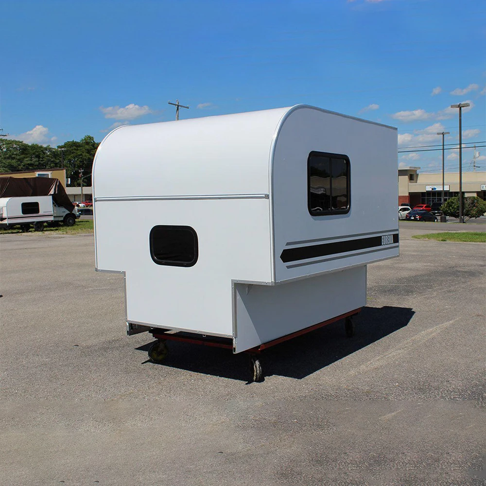 Top Tent Luxury High Quality 4x4 Ecoampor Truck Camper Fiberglass Shell Expanded Space