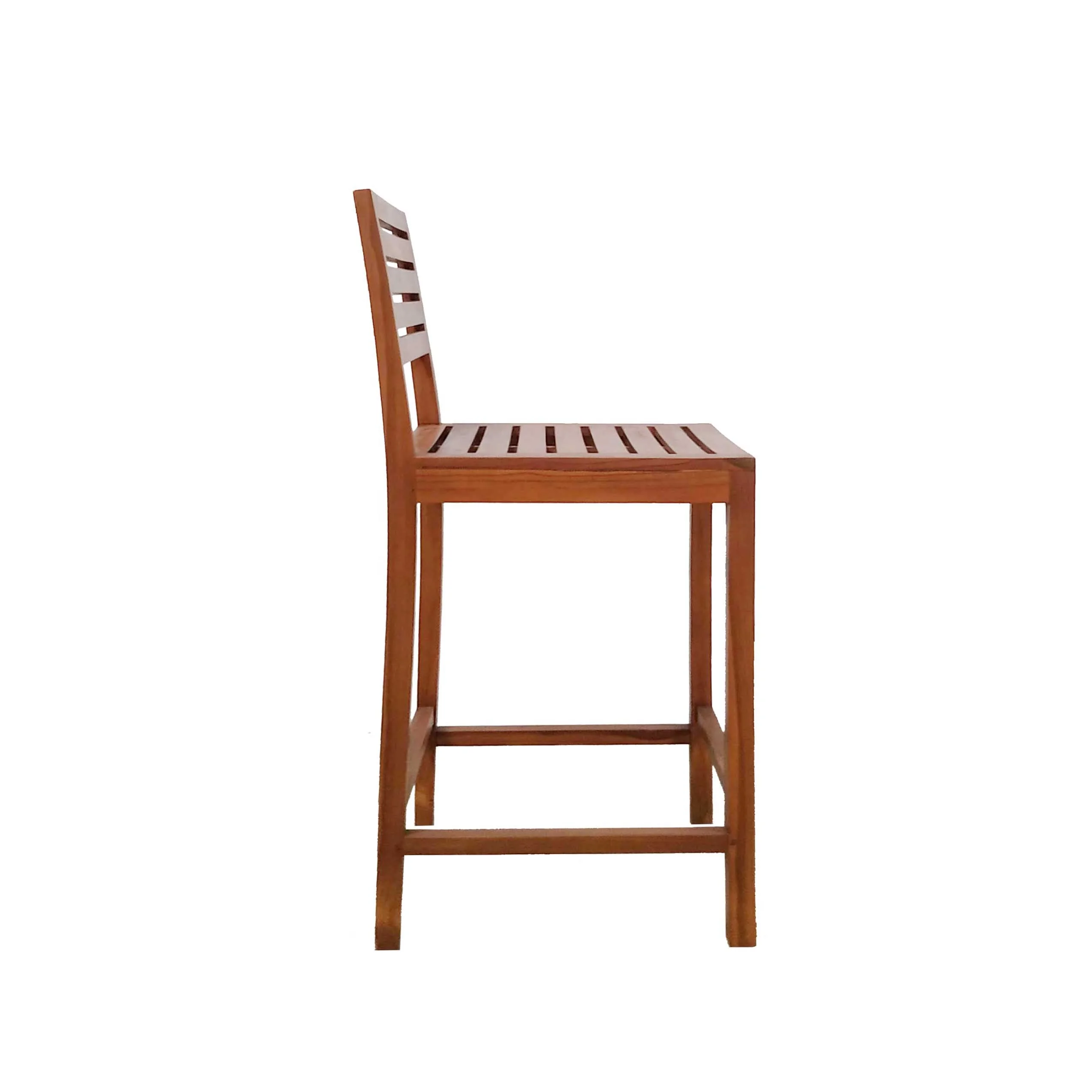 Modern Design Solid Teak Wooden Bar Stool Chair Low Cost Wholesale for Restaurant Pub Coffee Shop or Kitchen for Dining Price