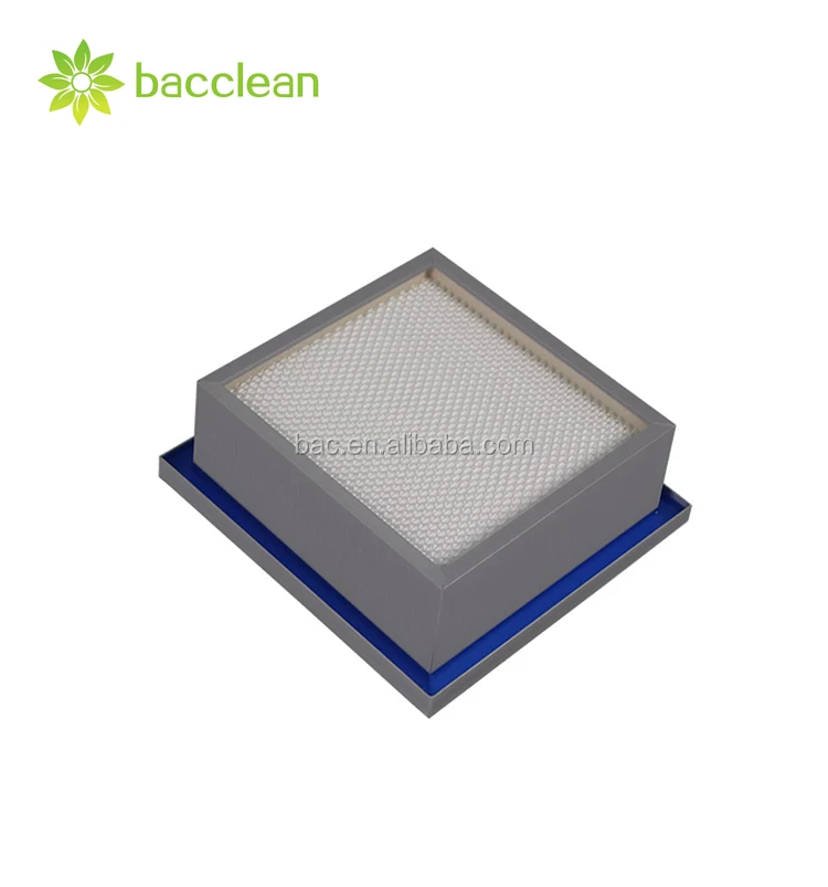 Clean Room High Efficiency Laminar Flow Air Filter HEPA Filter Gel Seal HEPA Filter