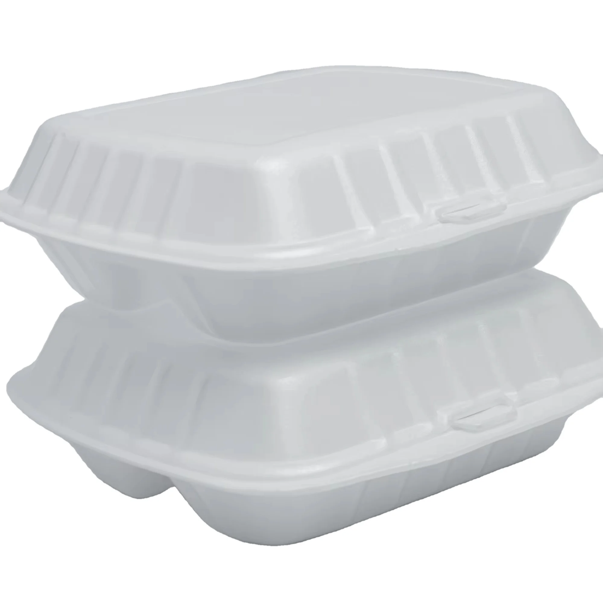 Готовый к отправке пенопластовый контейнер с откидной крышкой одноразовый Ланч-бокс для еды поставщик гамбургеров быстрого питания низкая цена
