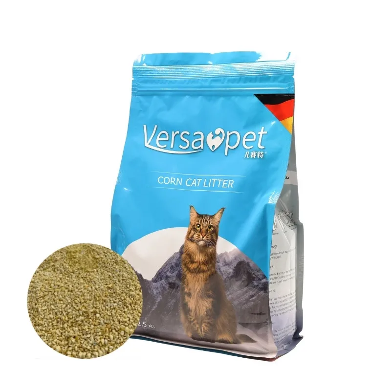 Lovepet Factory Supplies Dustless Super Absorbent Cracked Irregular-shape 4.55kg 10LB Corn Cat Litter