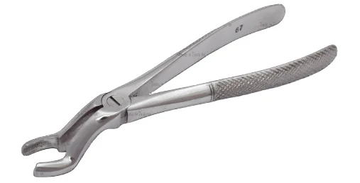 Щипцы для экстракции фиг 67 английский узор верхних челюстей третьих коренных зубов немецкая нержавеющая сталь