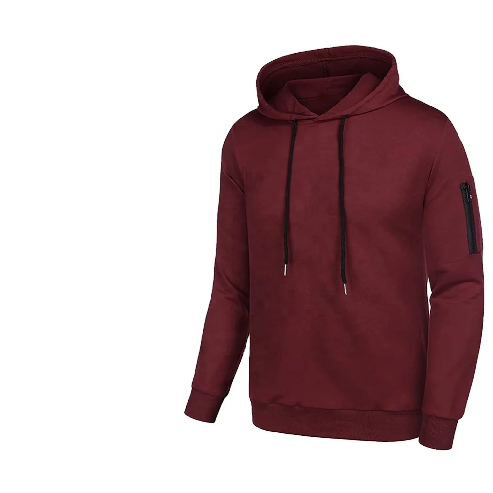 2024  Unisex Pullover Tracksuit with Hood Best Quality Zip Bicep Sweat Suits Wholesale Cheap Plain with Private Label