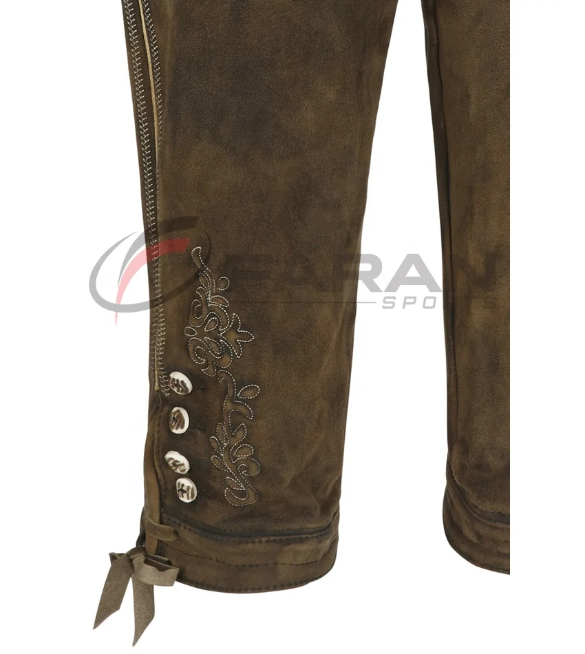 Oktoberfest Festival Tradition Shorts German Formal Wear Lederhosen Bavarian Leather Pant In High Quality Trachten Wear