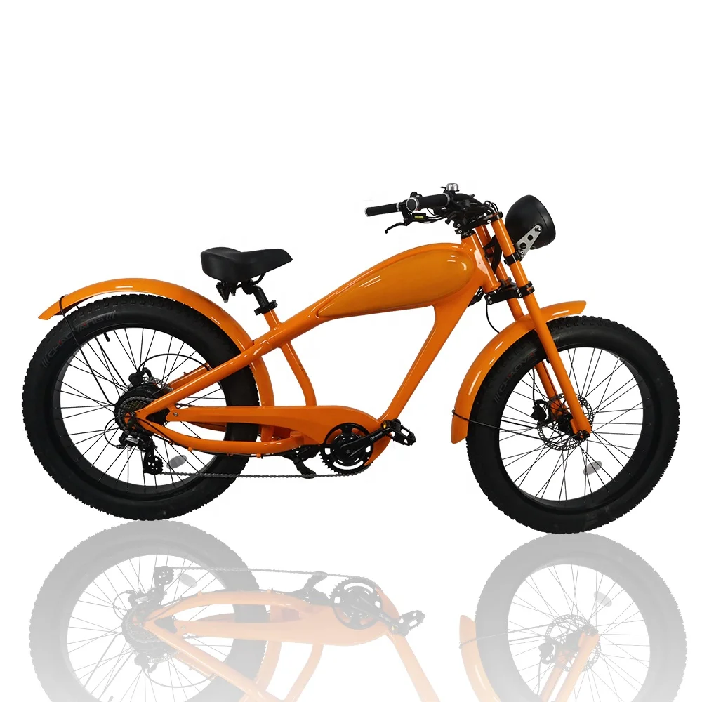 Hot selling retro vintage style USA off-road fat tyre high power cruiser electric bike motorcycles ebike