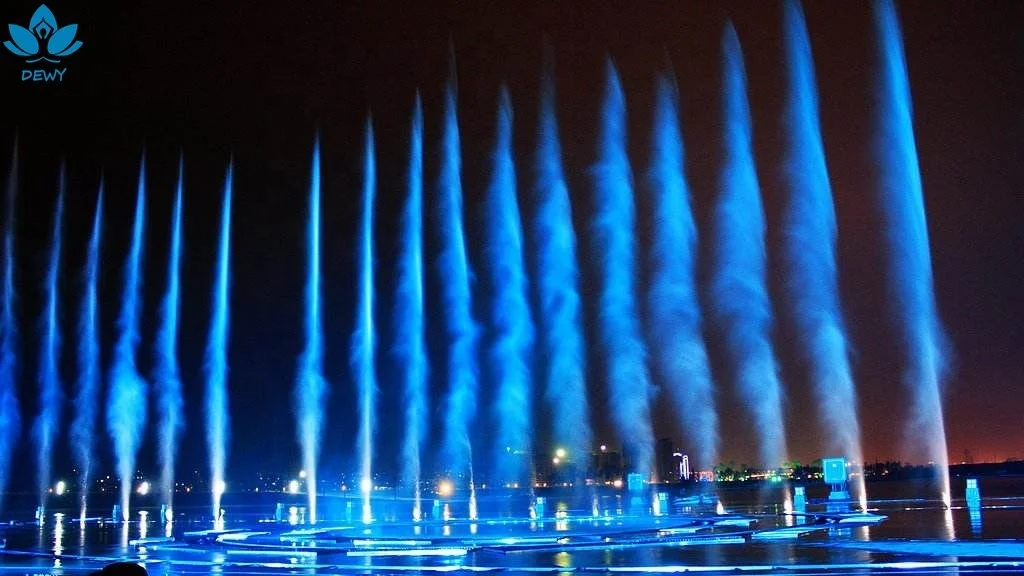 High Quality Metal Outdoor Floating Fountain for Landscaping & Pool Decor Music & Dancing Inspired