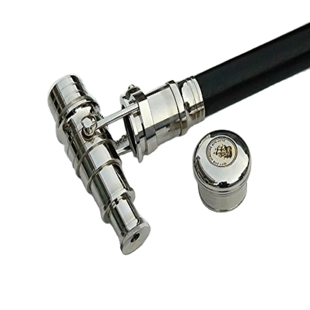 Коллекционный телескоп ручной работы премиум класса из твердой латуни с деревянной палочкой телескоп/палка для ходьбы стимпанк платье трость