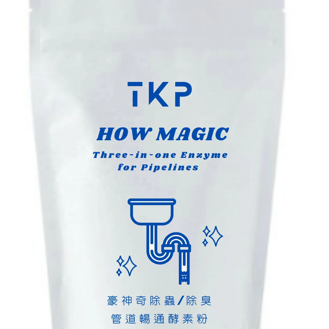 TKP энзим против вредителей и запаха для трубопроводов для кухни/ванной трубопровода дноуглубление 100 г
