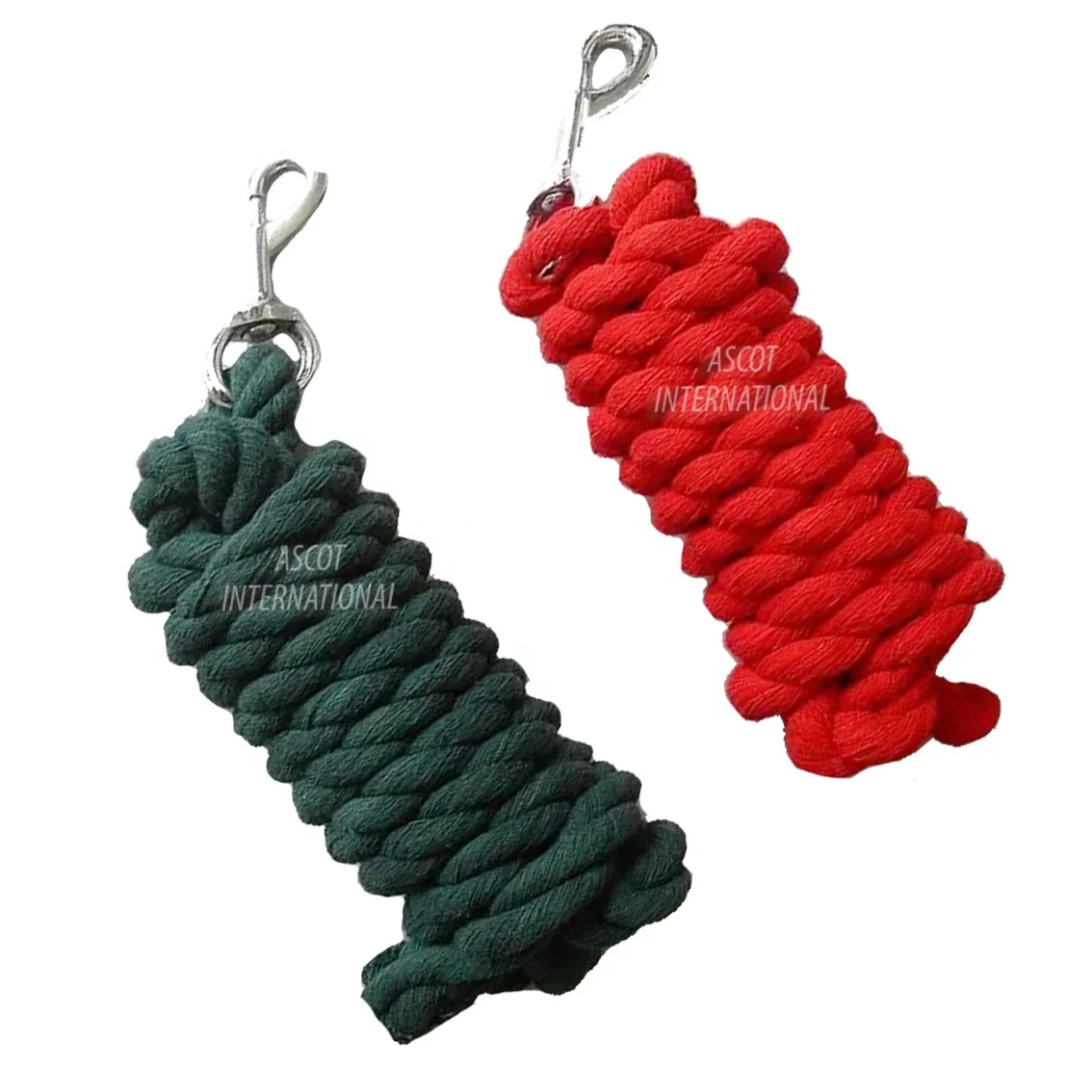 Horse accessories Head Collar Halter with Lead Rope cotton Equestrian riding Equipment durable custom logo wholesale portable