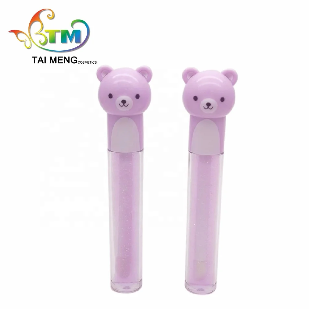 Wholesale animal custom label lip gloss wand
