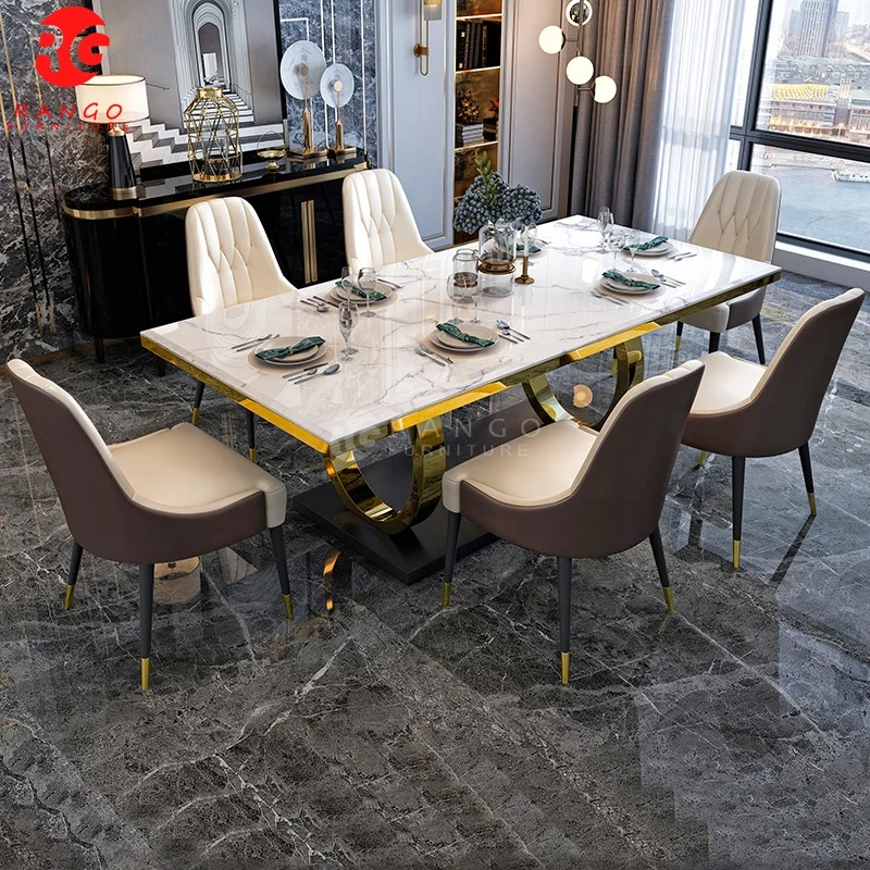 Restaurant tables and chairs dining table set silla comedor luxury dining room sets