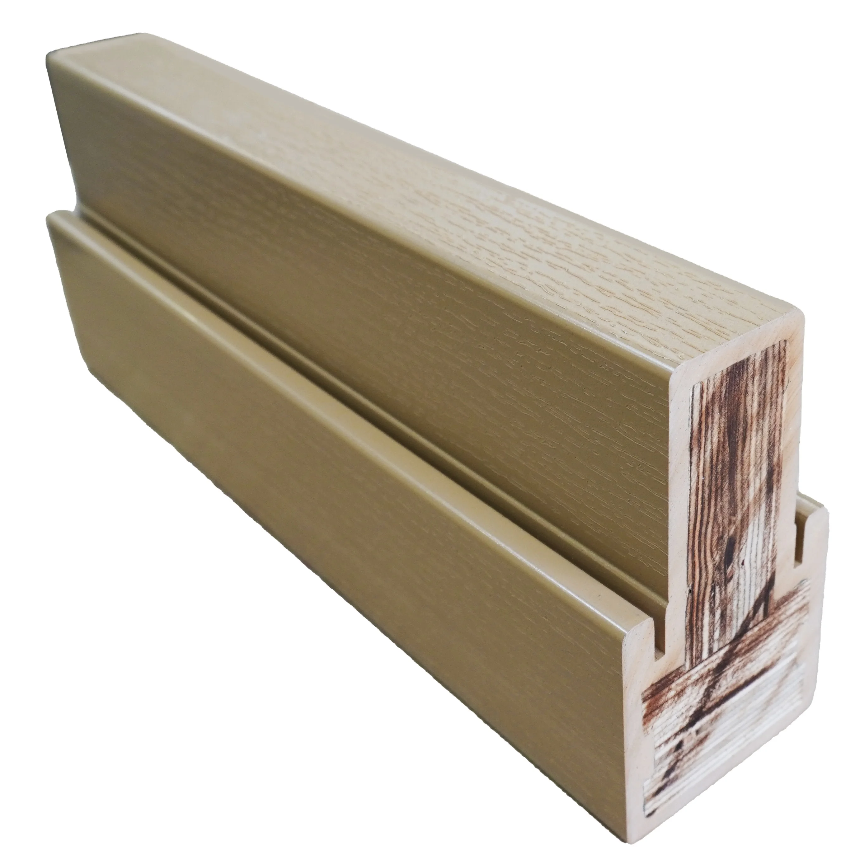 Wholesale High quality Customized wpc wood plastic door jamb pvc door frame LVL Wood Door Jamb