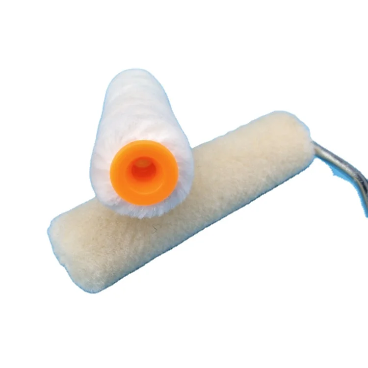 4 Inch Mini Paint Roller Brush 100% Mohair for Industrial & DIY Wood Painting Customized OEM Support Wool Roller Refill