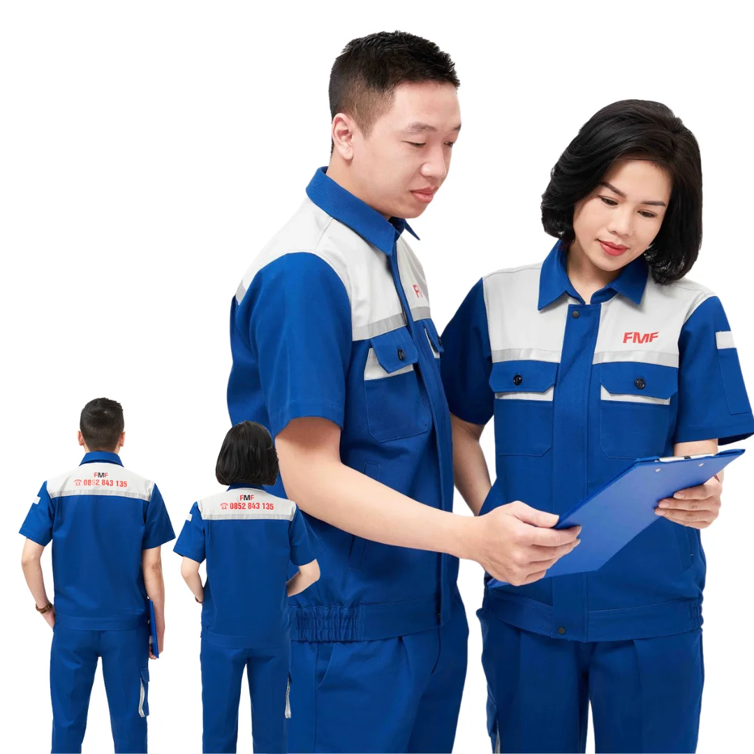FACTORY PRICE worker uniform new style forest oil and gas workwear clothes breathable CUSTOMIZE design - FMF Saomai uniform VN