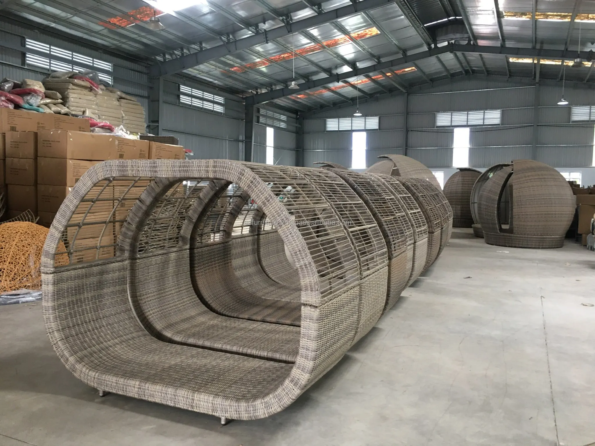 Набор стержней из ротанга