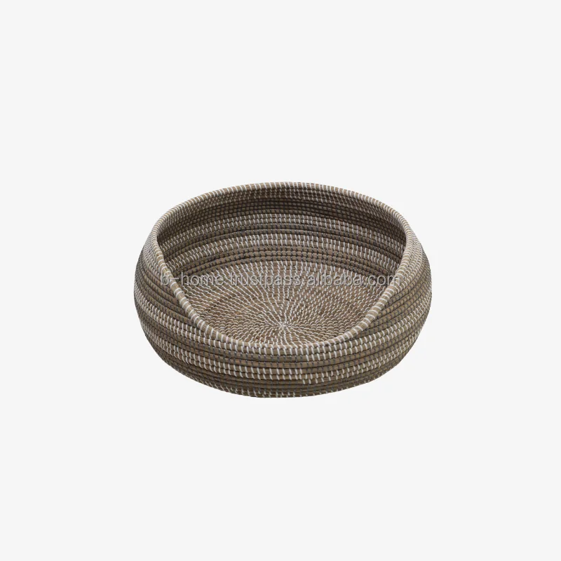 High Quality Pet House, handicraft Seagrass Pet House Cat Litter Kennel, Removable and Washable Small Dog Bite Nest