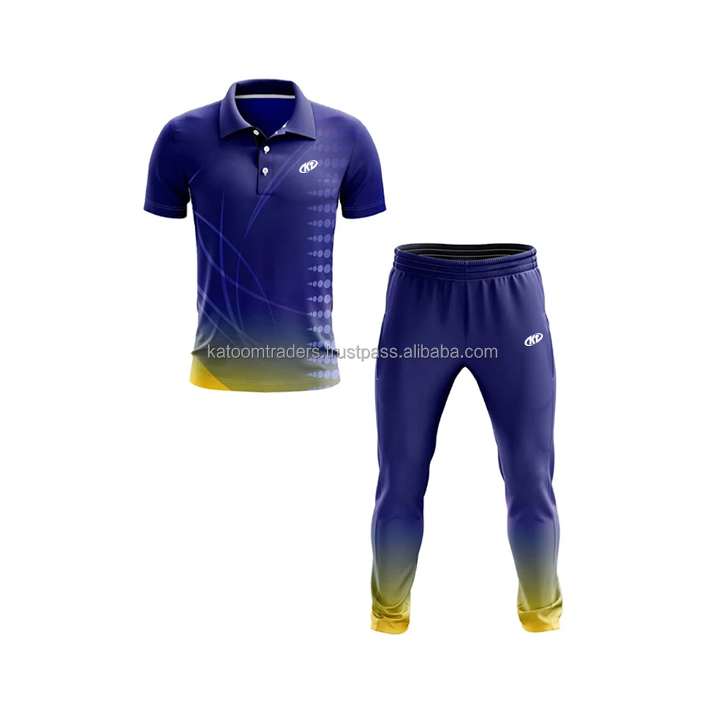 Top Quality Sports Uniform Cricket Uniform / Wholesale High Quality Cricket Uniform / Sublimation Cricket Jersey
