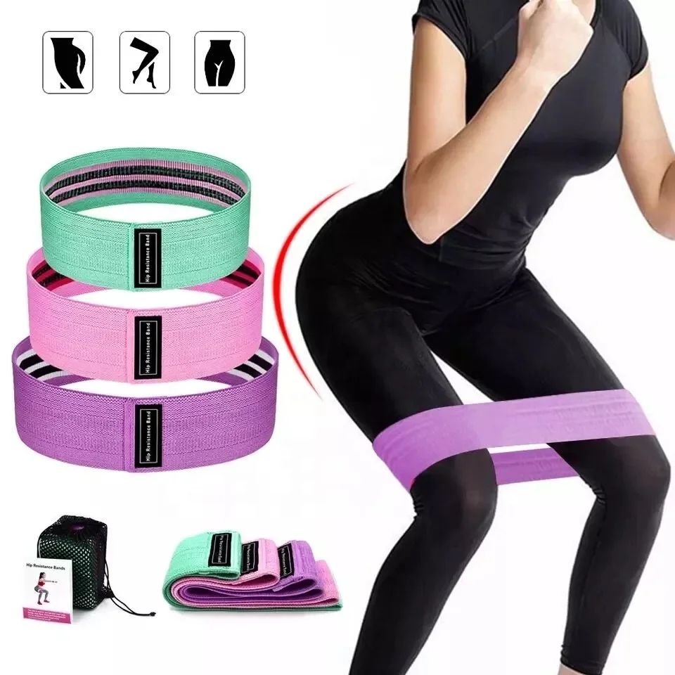 Latex Fitness Booty Exercise Rubber Loop Band Hip Circle Thigh Master Resistance Bands Elastic Workout Band