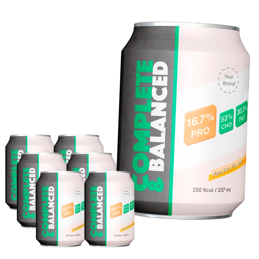 Nutrition Shake Protein Shake Completed and Balanced (C&B) Formula Whey Protein