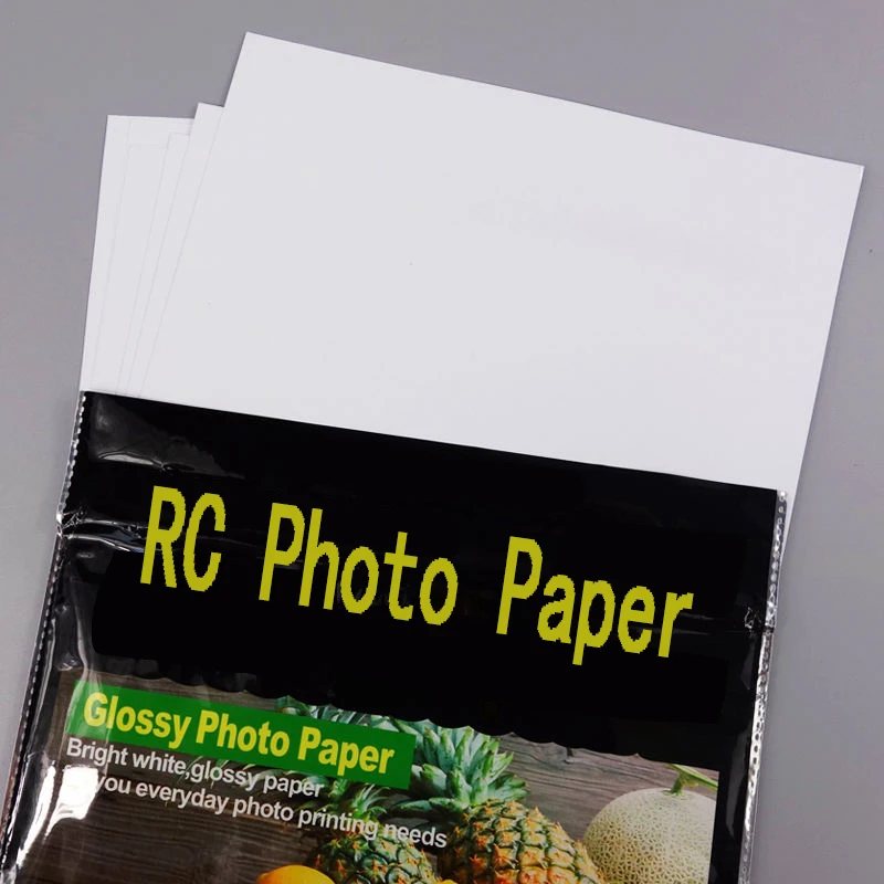 Lizheng glossy rc waterproof photo paper inkjet 4r A3 A4 waterproof rc satin photo paper
