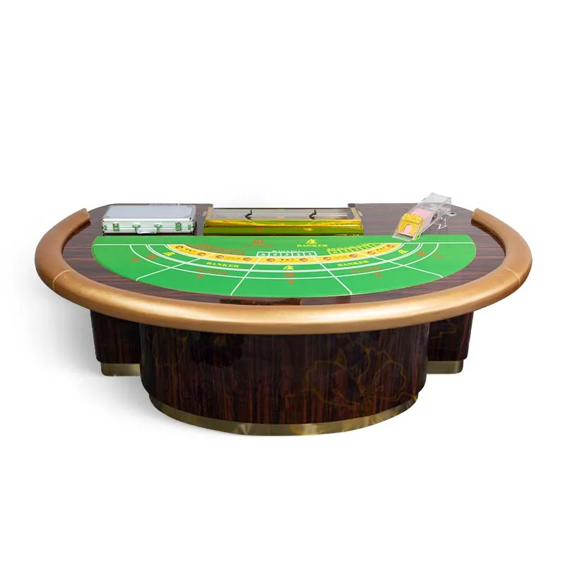 High Quality Deluxe Baccarat Super 6 Professional Baccarat Casino Table for Casino Entertainment