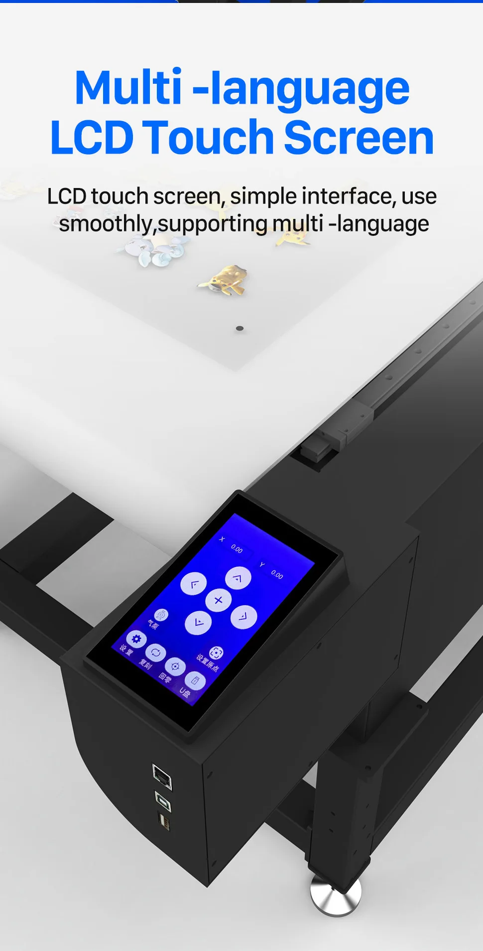 Auto-Feed Flatbed Digital Cutter for DTF Servo Motor Driven with SignMaster Software Flatbed Cutting Plotter