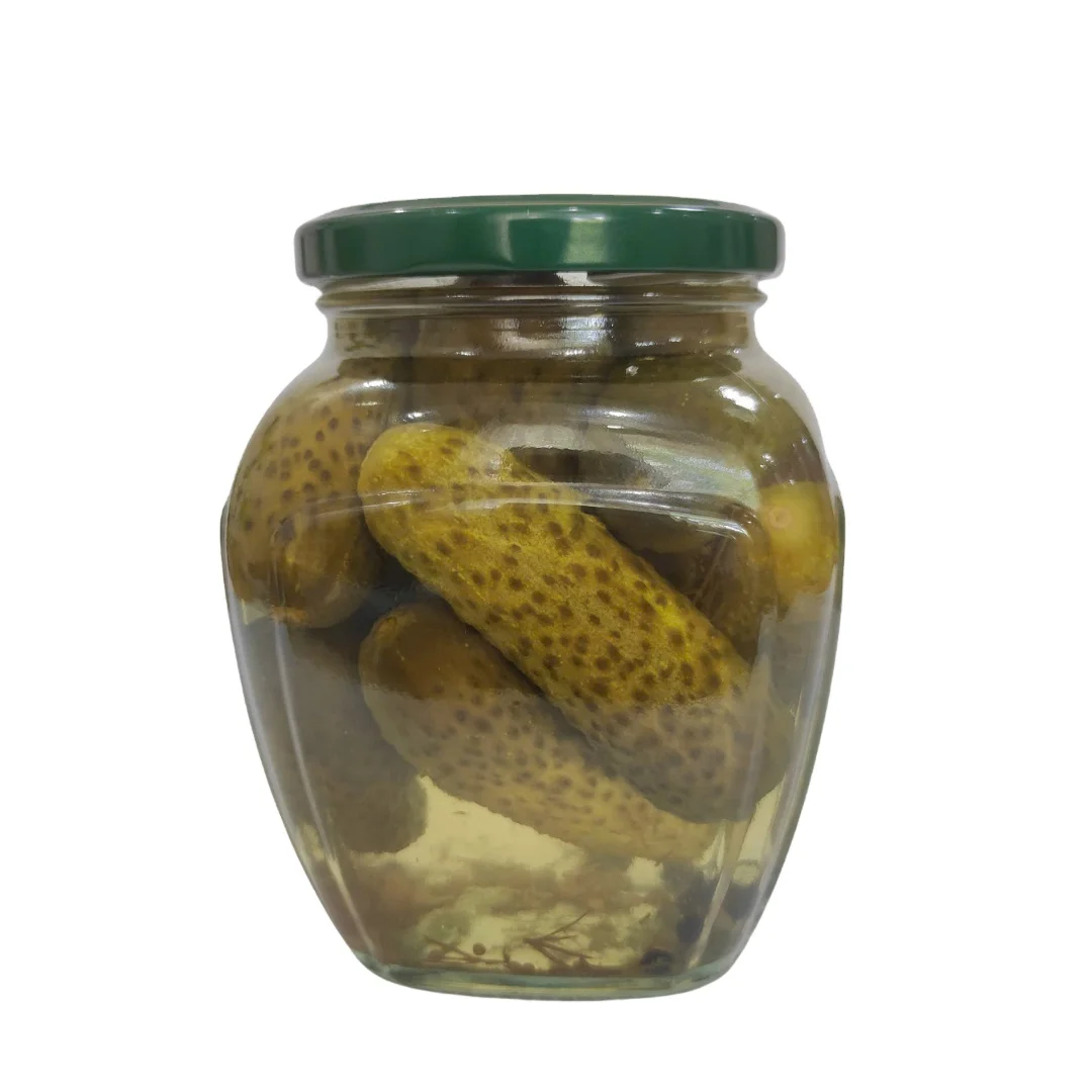 Premium Fresh Pickled Baby Cucumbers in Jar Whole Preserved Vegetables Export from Vietnam Water Conservation Process