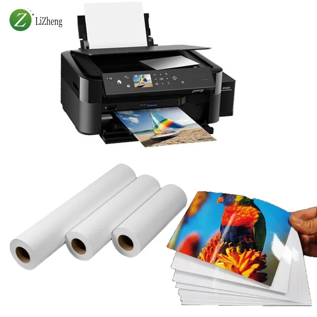 Lizheng glossy rc waterproof photo paper inkjet 4r A3 A4 waterproof rc satin photo paper