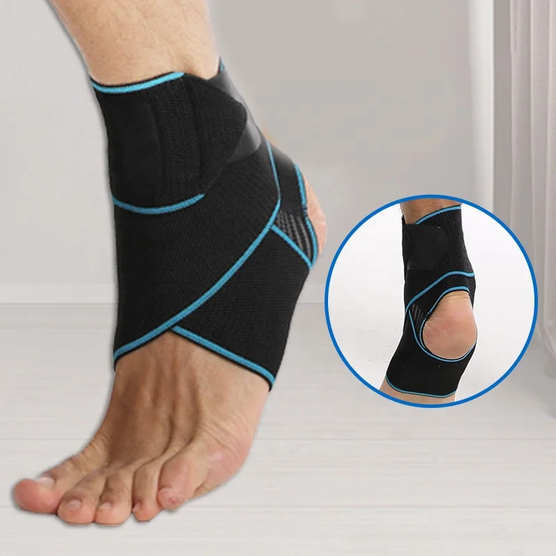 Multicolor Elastic Foot Ankle Protection Non-slip Compression Ankle Brace Compression Sleeve Ankle Straps Wrap