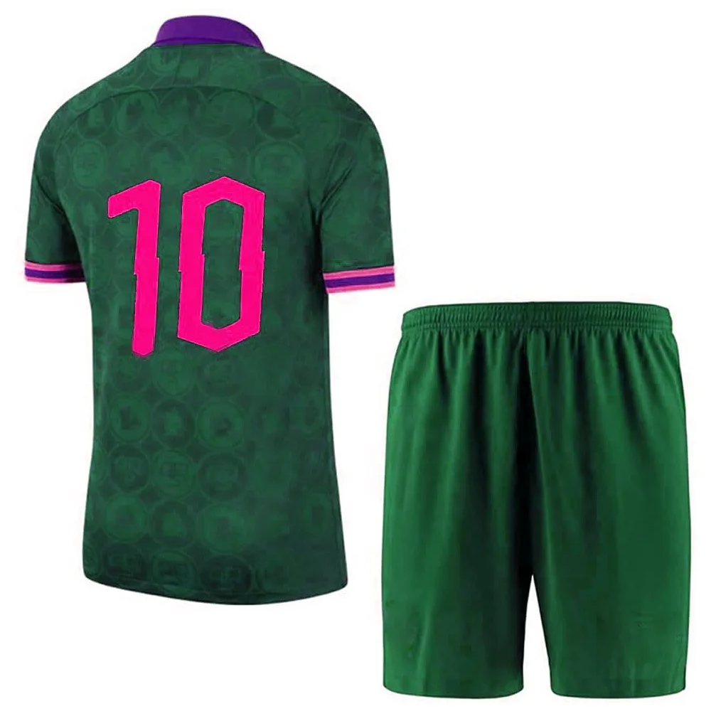 Customized Kids Boys Basketball Football Jersey Uniform 2 Piece Tracksuit Sublimation Quick Dry T-Shirts