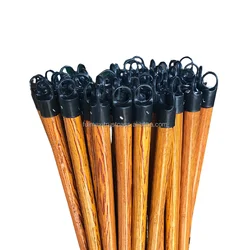 Vietnam wooden broom handle pvc coated grain wood broom rods mop stick making machine cheapest price