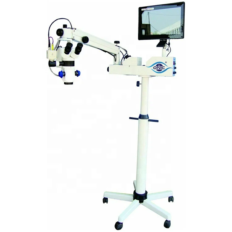 Surgical Ent Operating Microscope Three Step Magnification 90 Degree Head with German Optics K-55