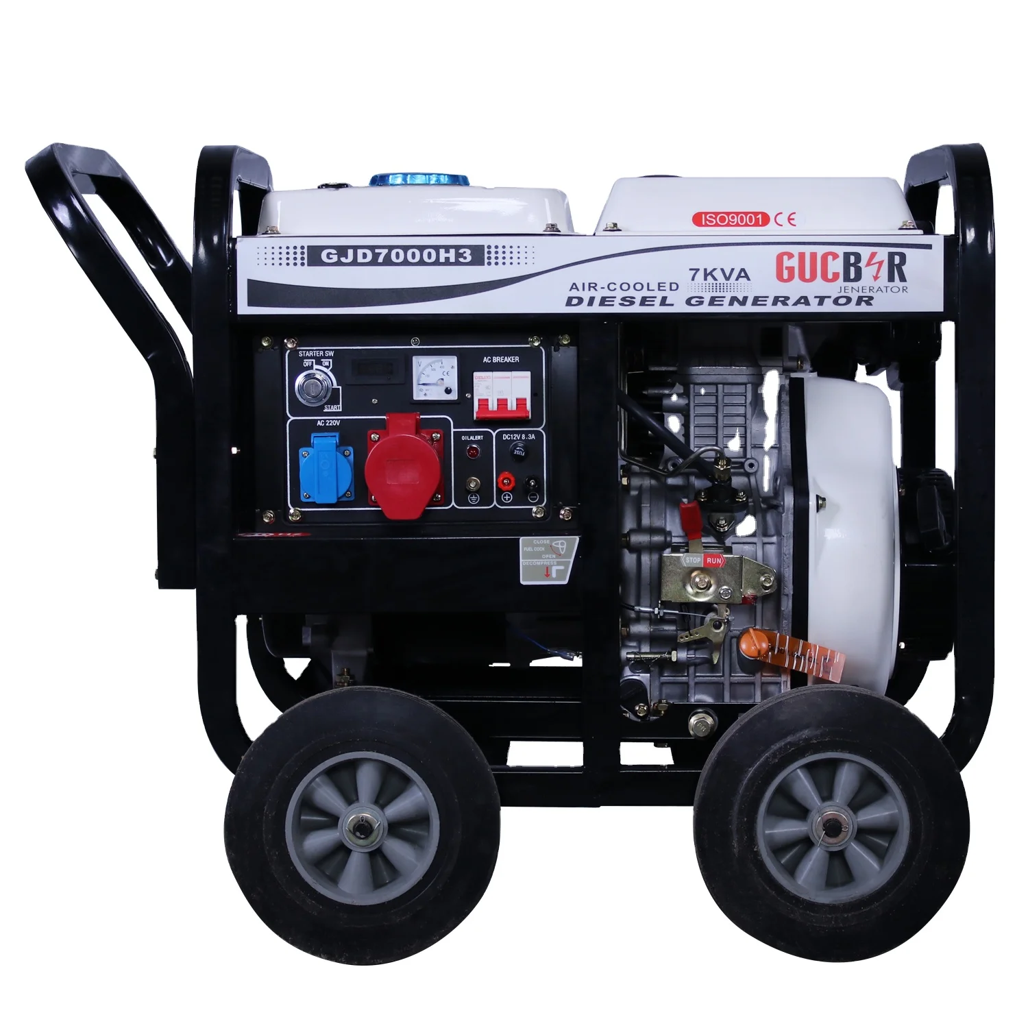 7 KVA PORTABLE DIAESEL GENERATOR Diesel Generator Alternator ATS CB CANOPY SOUNDPROOF OPEN GENSETS Monophase Threephase Silent