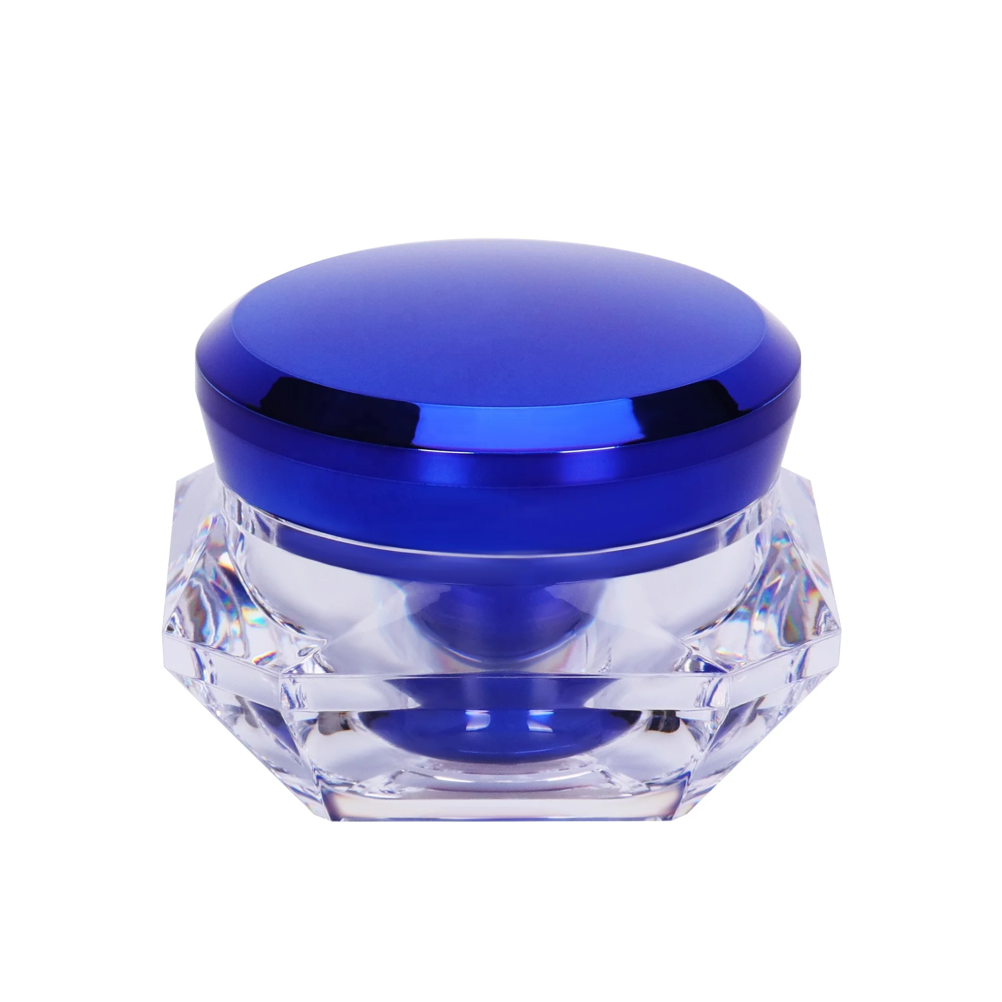 
Diamond acrylic cream jar for cosmetic packaging 