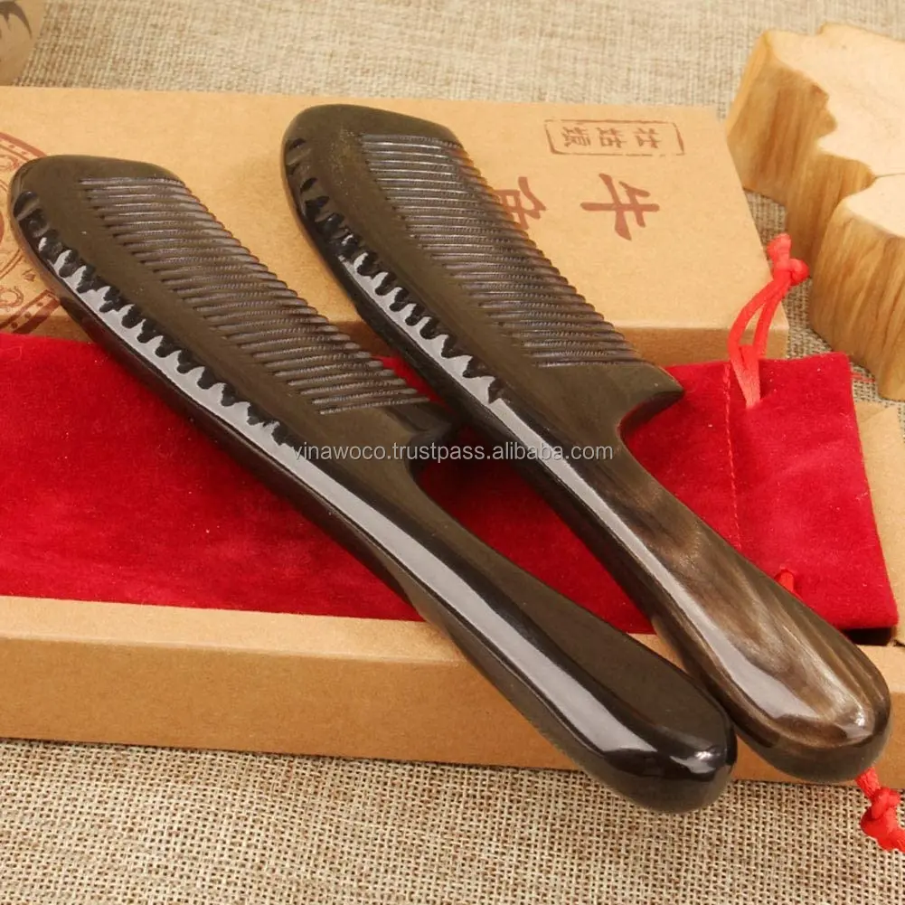  Гребень для волос VINAWOCO с деревянной ручкой аксессуары из сандалового дерева тонкие вьющиеся волосы