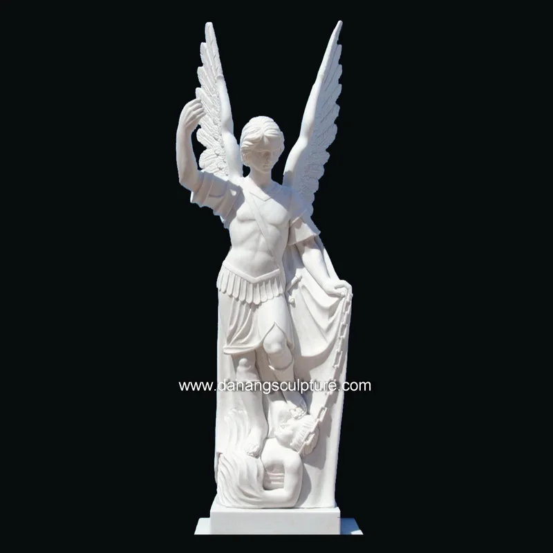 Cute baby angel white marble stone statue baby angel garden statues outdoor angel statues wholesale