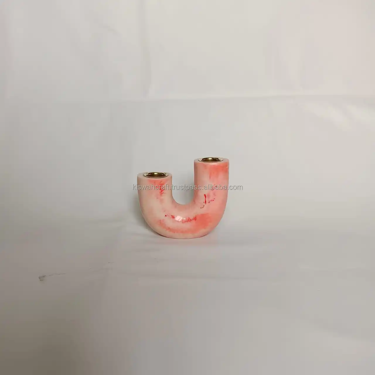 U-shaped Candle Holder Epoxy Resin Desktop Decoration Casting Mold Diy Concrete Gypsum Candle Holder Making Tool