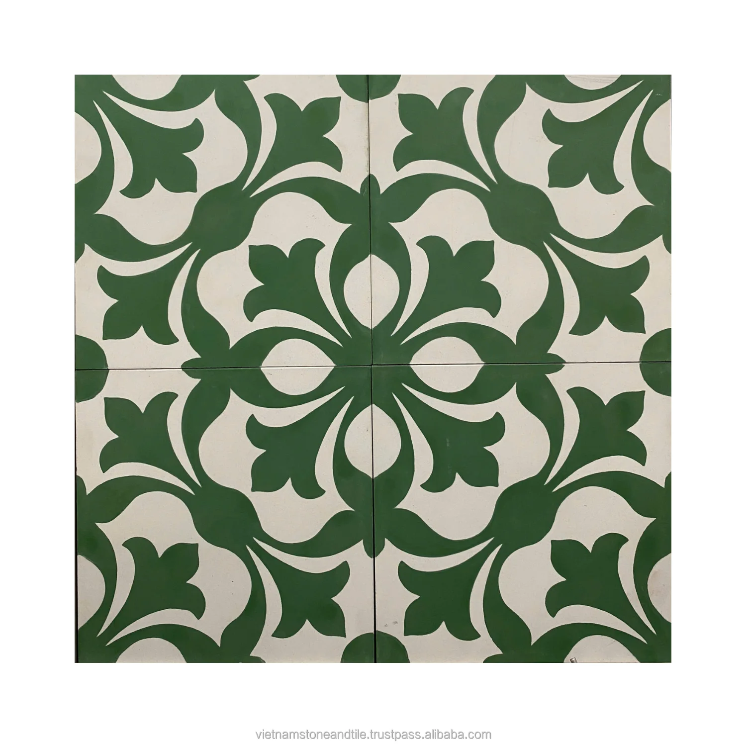 2024 New Product Modern Decorative 3D Wave Custom Design Vintage Flower Cement Terrazzo Tiles for Wall and Floor from Vietnam