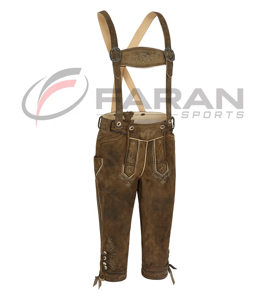 Oktoberfest Festival Tradition Shorts German Formal Wear Lederhosen Bavarian Leather Pant In High Quality Trachten Wear