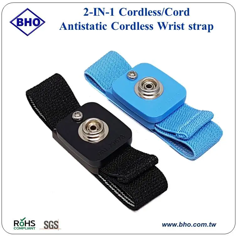 BHO-2-IN-1 Antistatic Wireless Wrist Strap Cordless ESD Safety Product